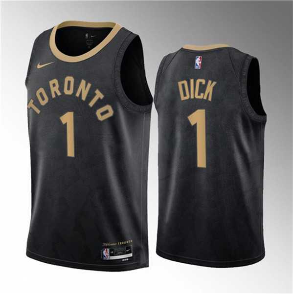 Men's Toronto Raptors #1 Gradey Dick Black 2023 Draft City Edition Stitched Basketball Jersey Dzhi ,We sell and wholesale Men's Toronto Raptors #1 Gradey Dick Black 2023 Draft City Edition Stitched Basketball Jersey Dzhi  on line form chian!